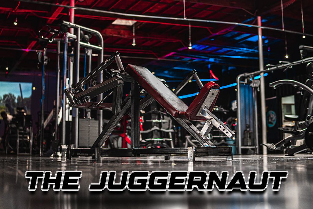 The Juggernaut machine with heavy steel arms