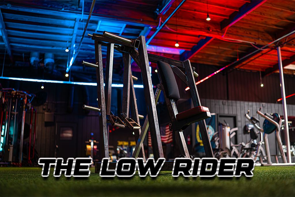 The Low Rider machine with a low seat and steel frame